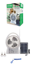 Load image into Gallery viewer, 6 in 1 Functions - Fan, MP3 Player, Radio, Phone Charger, Lights, Bluetooth