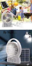Load image into Gallery viewer, 6 in 1 Functions - Fan, MP3 Player, Radio, Phone Charger, Lights, Bluetooth