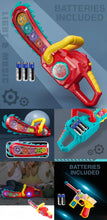 Load image into Gallery viewer, Kiddies Pretend Play Electric Gear Saw and Electric gear Mauser Pistol Toy