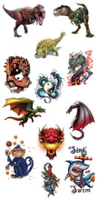 Load image into Gallery viewer, Individually Carded Kiddies Party Tattoos - Boys Pack of 12