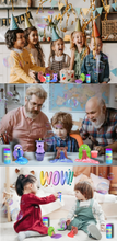 Load image into Gallery viewer, Set of 4 Puking Character Slime Suckers + Bubbles