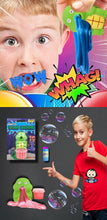 Load image into Gallery viewer, Slime Slurping Puking Squeeze Animal Toy With Bubbles - Time Turtle