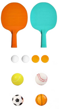 Load image into Gallery viewer, Ping Pong Play Set & Mini Sport Balls