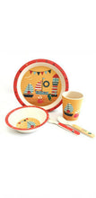 Load image into Gallery viewer, Baby and Toddler Bamboo Feeding Set - 5 Piece
