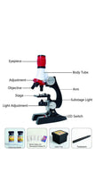 Load image into Gallery viewer, Microscope With LED 100X 400X & 1200X Science Toy