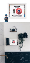 Load image into Gallery viewer, Captain America with Aluminium Shield - Father Day Box Frame Gift