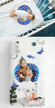 Load image into Gallery viewer, Kika Baby Shark Nursing Pillow - Navy