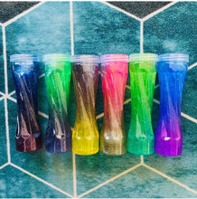 Load image into Gallery viewer, Colourful Transparent Crystal Mud Slime - Assorted Colours 16cm (Box of 6)