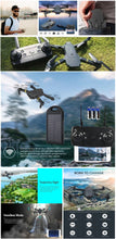 Load image into Gallery viewer, Foldable Pro 4k Micro Drone Kit - Includes Power Bank and AA Batteries For Remote
