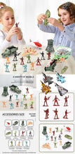Load image into Gallery viewer, Kids Military Playset - Set of 4 Die-Cast Military Aircraft &amp; Army Backpack

