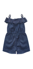 Load image into Gallery viewer, Baby &amp; Toddler Girls Ruffled Denim Bodysuit
